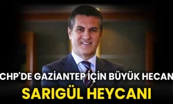 CHP'DE BÜYÜK HEYECAN.       GAZİANTEP BÜYÜKŞEHİR BELEDİYE BAŞKANLIĞINA  BELEDİYECİLİKTE 15. YIL , SİYASETTE 45 TECRÜBESİ BULUNAN SARIGÜL HEYCANI.