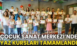 Çocuk Sanat Merkezi’nde Yaz Kursları Tamamlandı