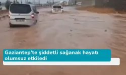 Gaziantep’te şiddetli sağanak hayatı olumsuz etkiledi