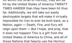 Trump'tan İran'a Gözdağı: "20 Kat Daha Sert Vururuz!"
