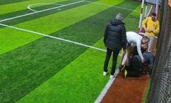 Halı saha maçında kalbine yenik düştü
