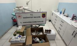 Gaziantep'te ruhsatsız diş kliniğine jandarma operasyonu