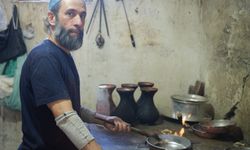 Gaziantep’te kalay ustalarının 80 derecede zorlu mesaisi