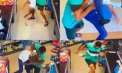 Çocuğu yerden yere vurarak darp etti, o anlar kameraya yansıdı