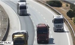 Gaziantep’te otoyolda dron destekli denetim