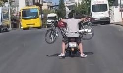 Gaziantep'te ilginç taşıma yöntemi