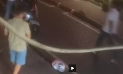 Kavga ettiği midyecinin kız kardeşini bıçakladı