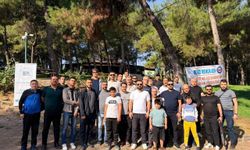 Adliye personeli aileleriyle doğada stres attı
