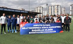 Ampute Futbol Milli Takımı, dünya kupası için çalışmalarını sürdürüyor