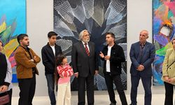 SANKO sanat galerisinde "Sonsuzluk Ağları" temalı resim sergisi
