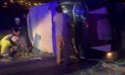 Gaziantep'te tarım işçilerini taşıyan minibüs otomobille çarpıştı