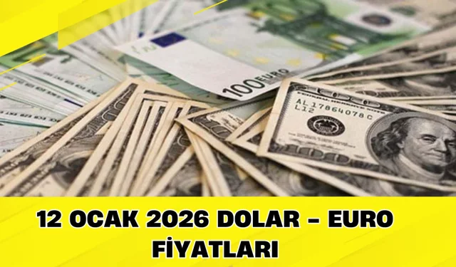 12 Ocak 2026 Dolar - Euro fiyatları
