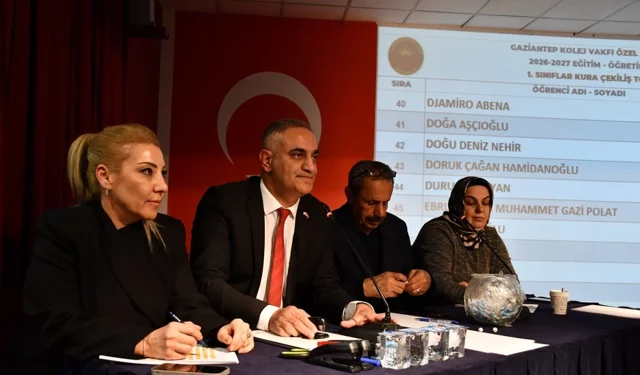 Gaziantep Kolej Vakfı’nda noterli kayıt izdihamı