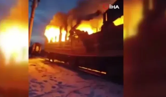 Harkiv’de Yolcu Trenine Dron Saldırısı