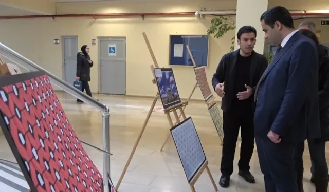 Muş’ta "İslami Geometrik Süslemeler" sergisi açıldı