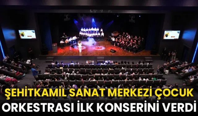 Şehitkamil Sanat Merkezi Çocuk Orkestrası İlk Konserini Verdi