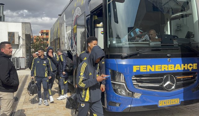 Fenerbahçe, maç günü Gaziantep'e geldi