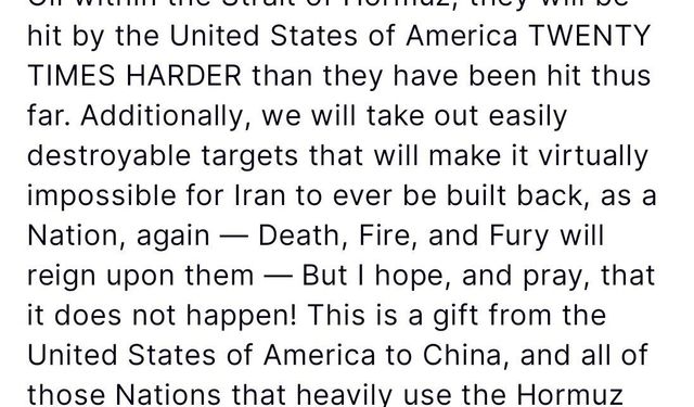 Trump'tan İran'a Gözdağı: "20 Kat Daha Sert Vururuz!"