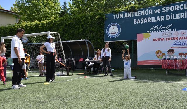 DÜNYA ÇOCUK ATLETİZM GÜNÜ’NDE 200 ÇOCUK SPORLA BULUŞTU