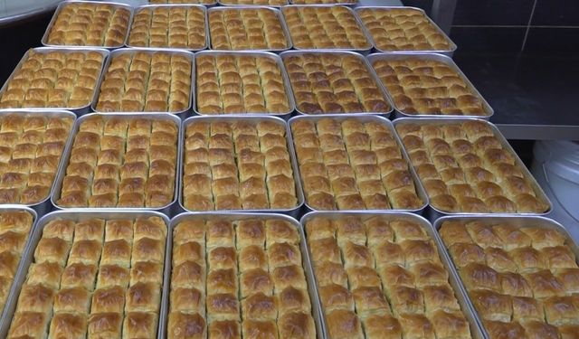 Gaziantep baklavasında ihracat yoğunluğu