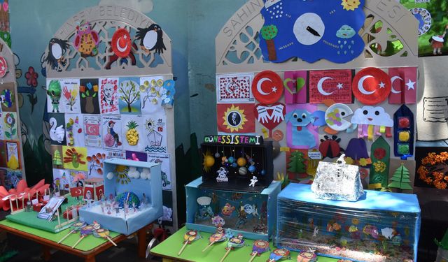ŞAHİNBEYLİ MİNİKLERDEN BÜYÜK SERGİ