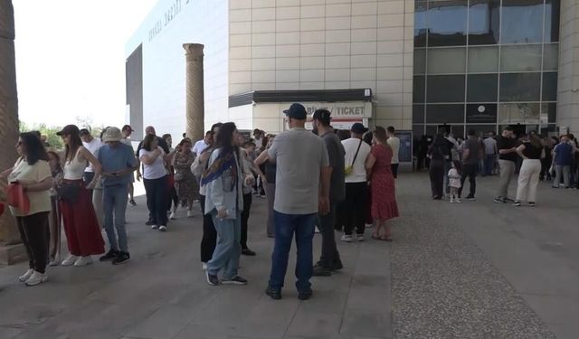 Gaziantep'in tarihi ve turistik noktalarında bayram ziyaretçisi rekoru