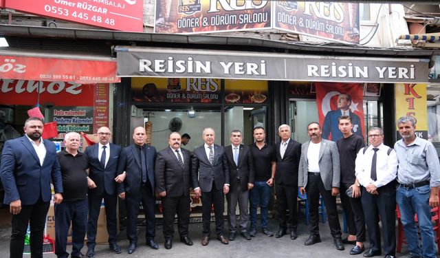 BAŞKAN KILIÇ ALAYBEY ESNAFI İLE BİRARAYA GELDİ