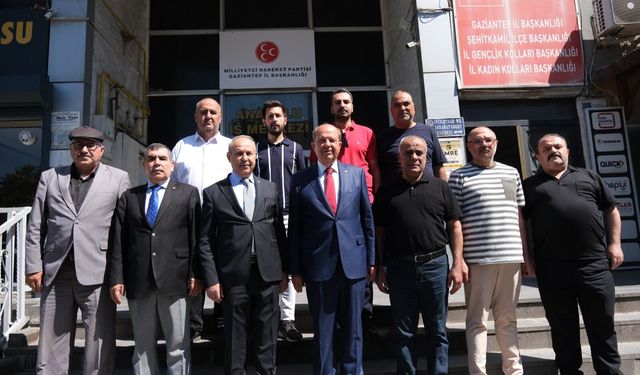 ERSİN TATAR’DAN MHP’YE ZİYARET