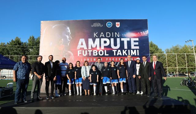 TÜRKİYE'NİN İLK KADIN AMPUTE TAKIMI GAZİ ŞEHİR'DE!