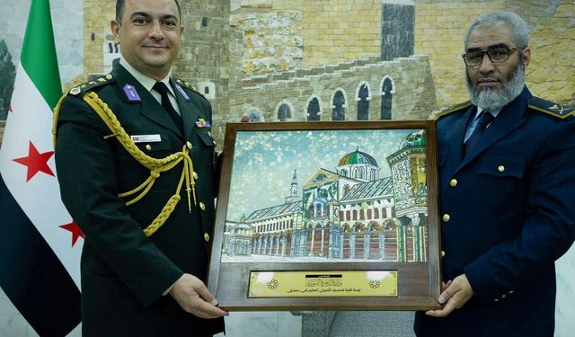 Suriye Savunma Bakan Yardımcısı, Türkiye'nin Askeri Ataşesi ile Görüştü