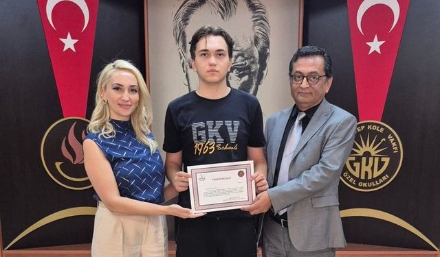 GKV’li öğrenciden bilim dünyasına katkı