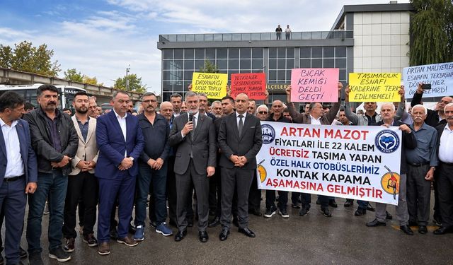 Özel Halk Otobüsçülerinden Kontak Kapatma Uyarısı