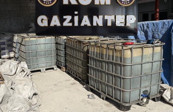 Gaziantep’te kaçak yakıt hattı kesildi! Tam 7 bin litre
