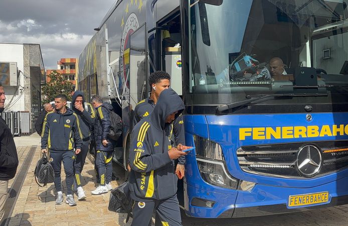 Fenerbahçe, maç günü Gaziantep'e geldi