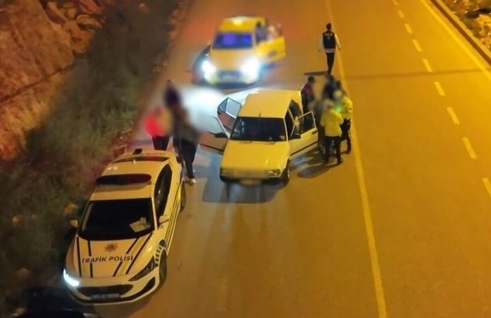 Gaziantep'te 'Narko-Alan' uygulaması: 75 araca 3 milyon TL ceza