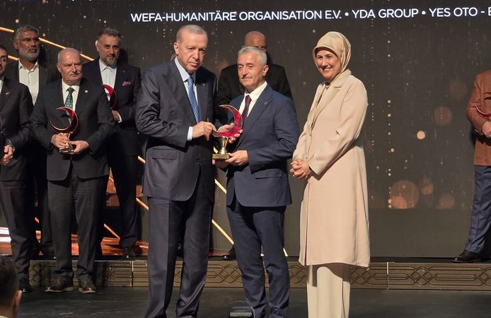 Cumhurbaşkanı Erdoğan'dan Tahmazoğu'na birincilik ödülü