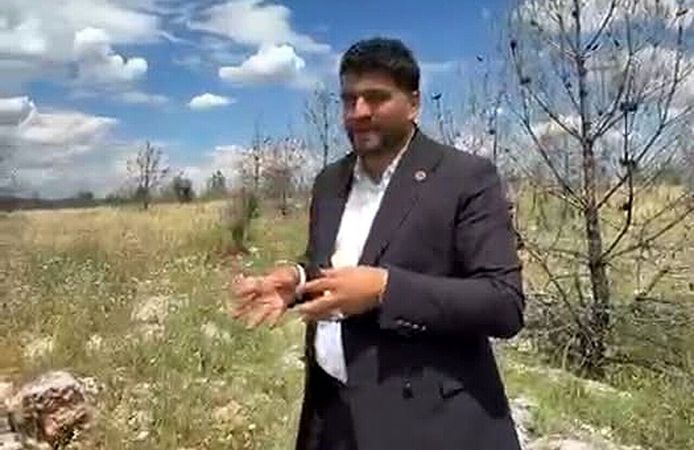 Vatandaşlardan ormanlık alana arazi yolu talebi