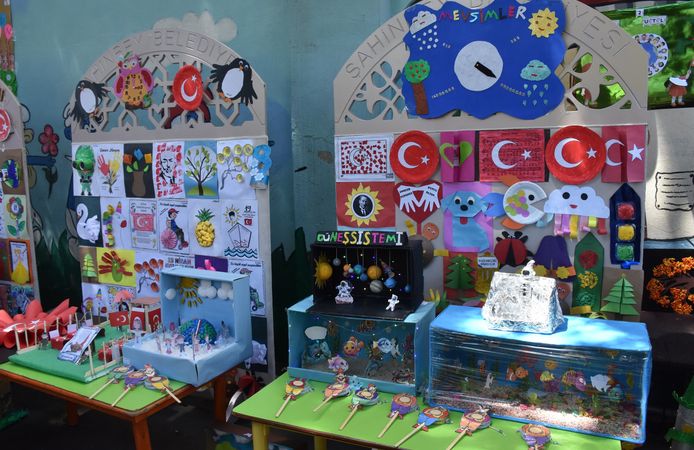 ŞAHİNBEYLİ MİNİKLERDEN BÜYÜK SERGİ