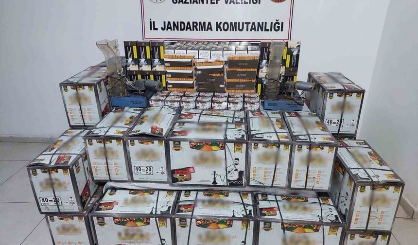 Gaziantep’te 800 bin TL değerinde kaçak nargile malzemeleri ele geçirildi