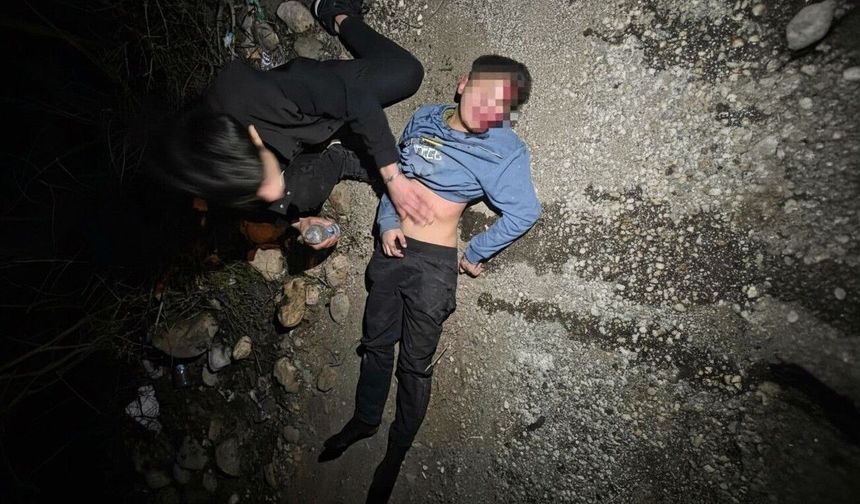 Bisikletli çocuğa otomobil çarptı