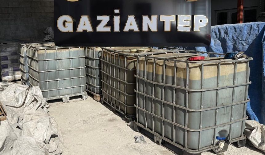 Gaziantep’te kaçak yakıt hattı kesildi! Tam 7 bin litre