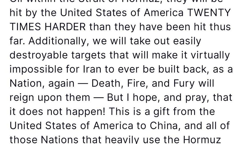 Trump'tan İran'a Gözdağı: "20 Kat Daha Sert Vururuz!"