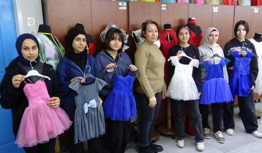 Bu okulda geleceğin modacıları yetişiyor