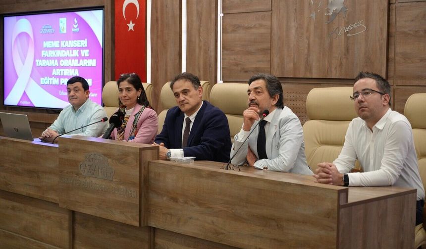 Gaziantep'te "Meme Kanseri Farkındalık Eğitimi" düzenlendi