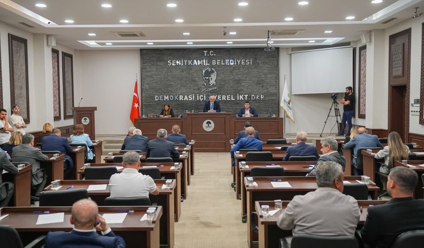 ŞEHİTKAMİL BELEDİYESİ HAZİRAN AYI MECLİS TOPLANTISI YAPILDI