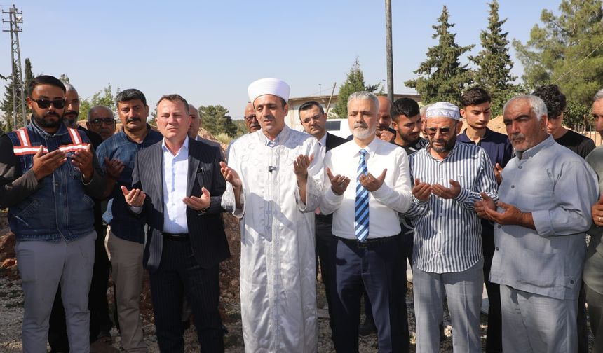 Nizip Belediyesi'nin desteklediği cami projesinde ilk adım atıldı
