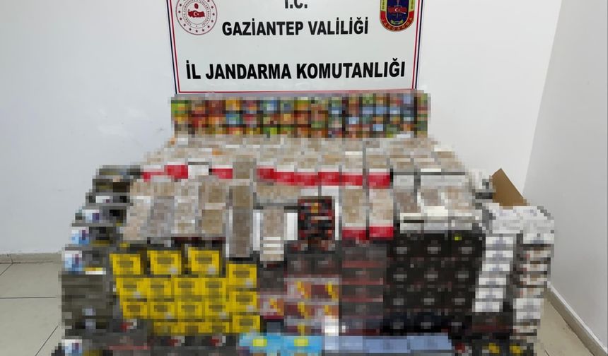 Gaziantep'te 1,8 milyon TL değerinde kaçak ürün ele geçirildi