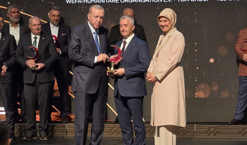 Cumhurbaşkanı Erdoğan'dan Tahmazoğu'na birincilik ödülü