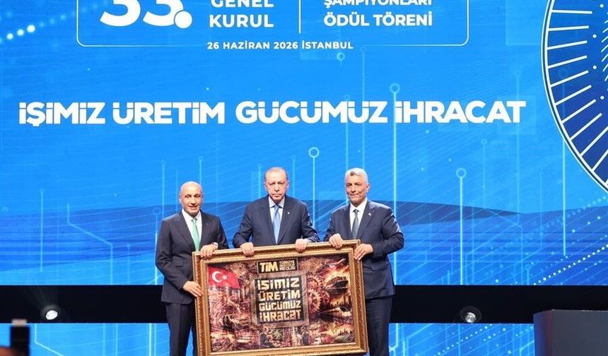 Cumhurbaşkanı Erdoğan’a verilen tarihi tablo Gaziantep’te dokundu