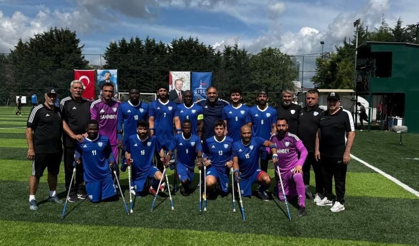 Şahinbey Ampute finalde: 2-1